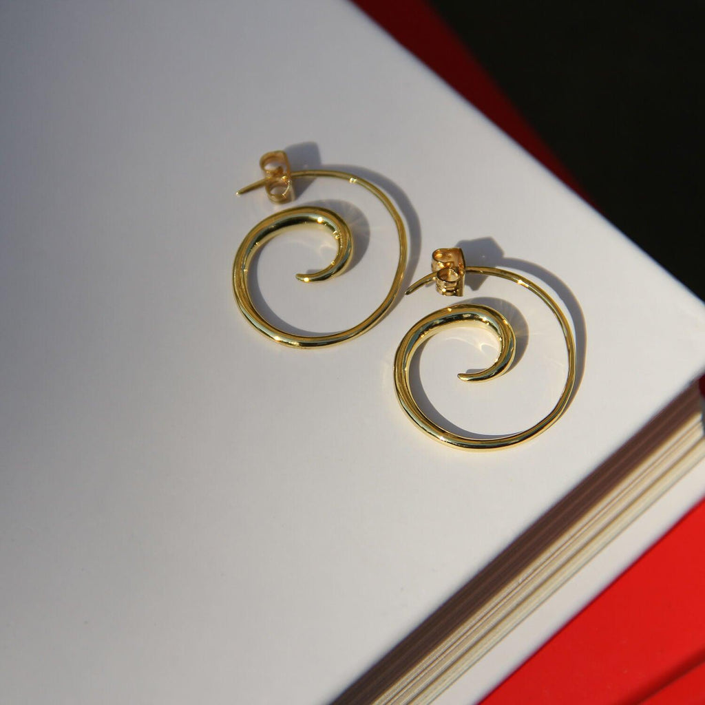 Spiral Earrings - Trendolla Jewelry